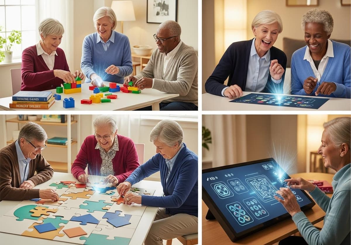 Cognitive Games Stay Sharp