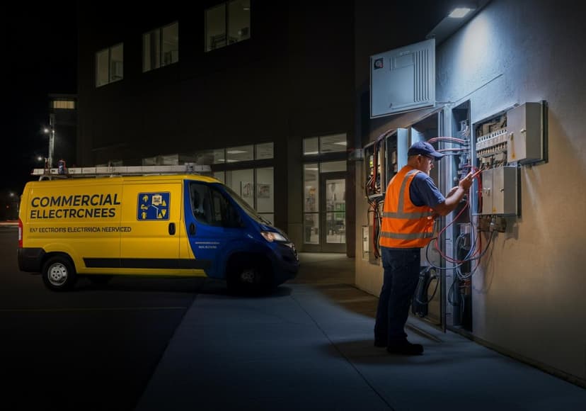 Commercial Electrician Professional And Efficient