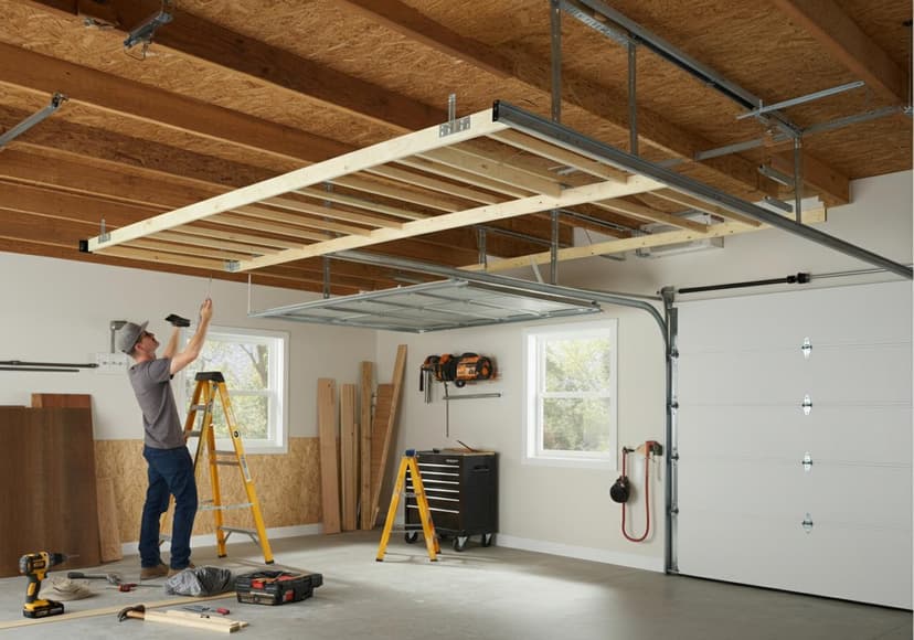 Diy Garage Ceiling Storage Solutions
